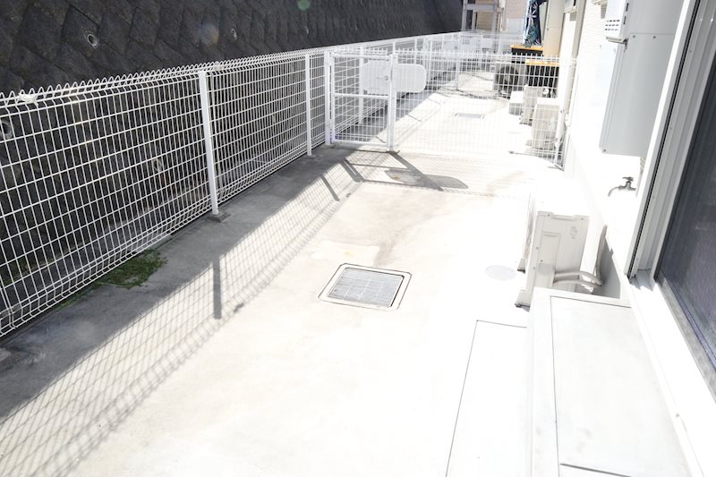 アルミック山荘 ベランダ