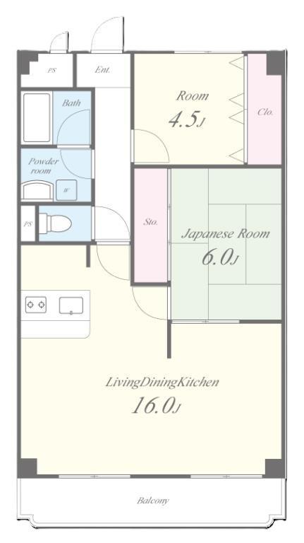 グランドールK 間取り図