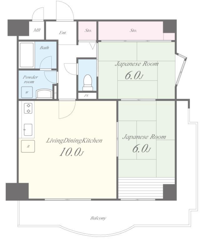 ヴィルヌーブ・ソシア 間取り図