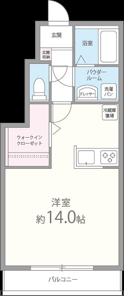 ﾊｲﾑﾌﾙｰﾙ 間取り図