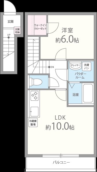 ﾊｲﾑﾌﾙｰﾙ 間取り図