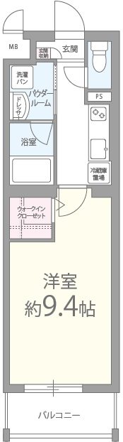 ｵﾘｴﾝﾀﾙｳﾞｨﾗ 間取り図