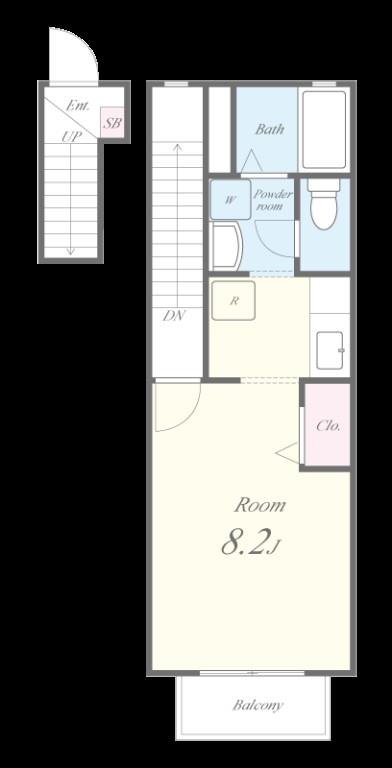 ツイン リーフ 間取り図