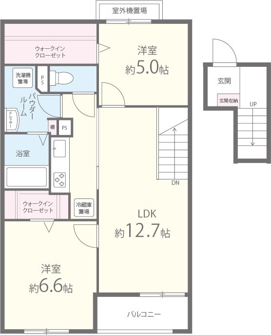ボヌールロジェ 間取り図