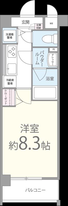 シェソワなかもず 間取り図