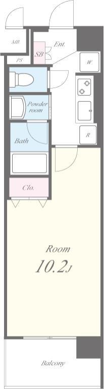 シェソワ堺七道 間取り図