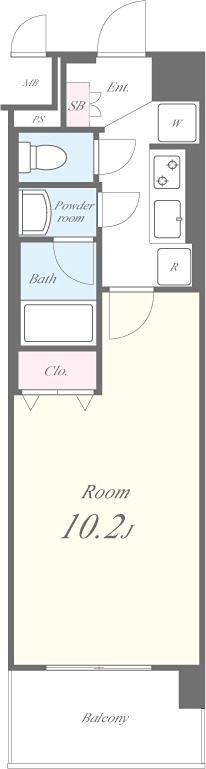 シェソワ堺七道 間取り図
