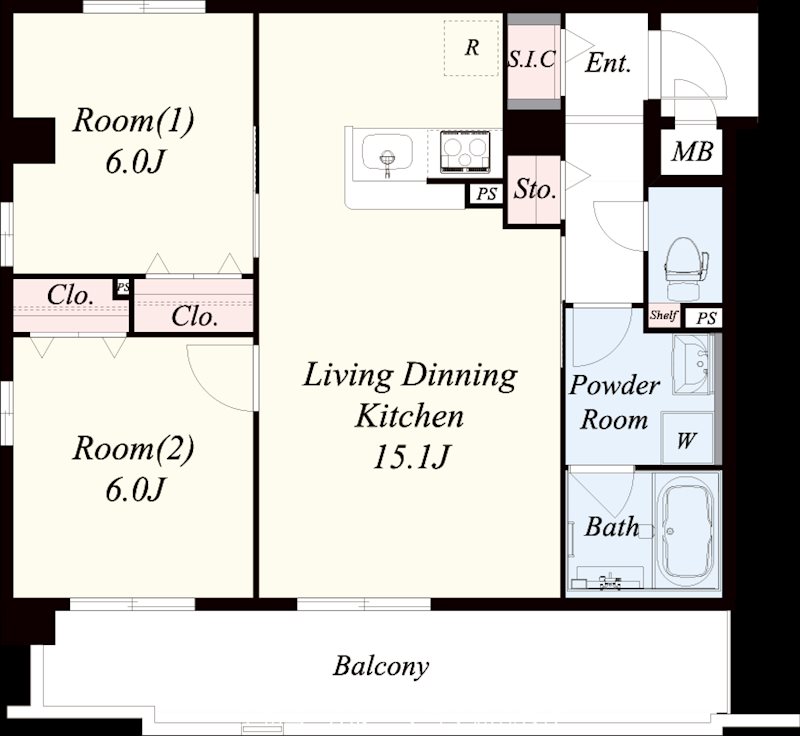 ココパーチェ新金岡 間取り図