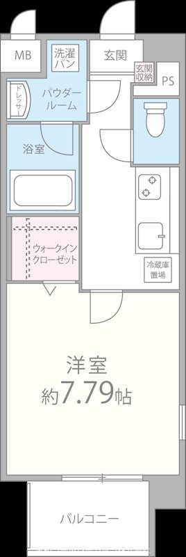 カサアスール 間取り図