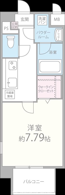 カサアスール 間取り図