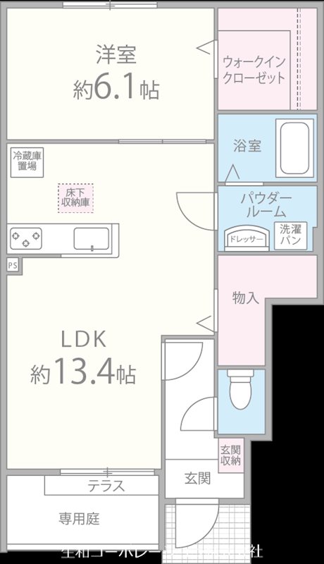アーバン西町 間取り図