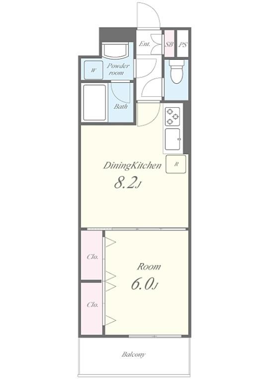 アビティ南大井Ⅱ 間取り図