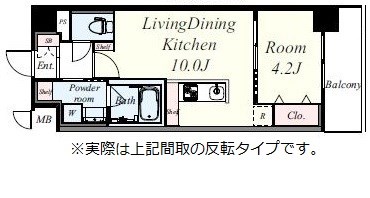 SGSA STAGE 405号室 間取り