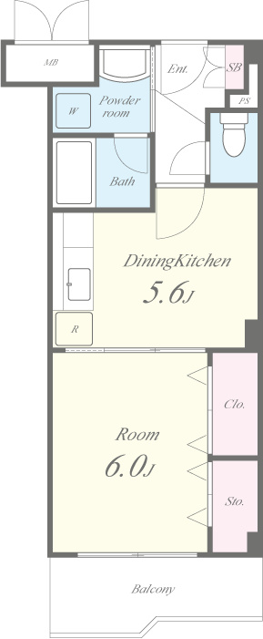 ベルナード・コンフォート 間取り図