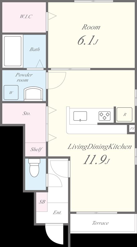 フォレストコート鵠沼桜が岡 間取り図