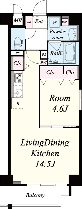 Loco House阿倍野 305号室 間取り