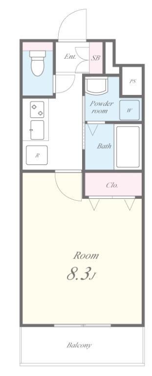 カトル･ナフ新美 間取り図