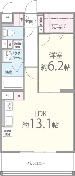 コンフォート千里中央 間取り図
