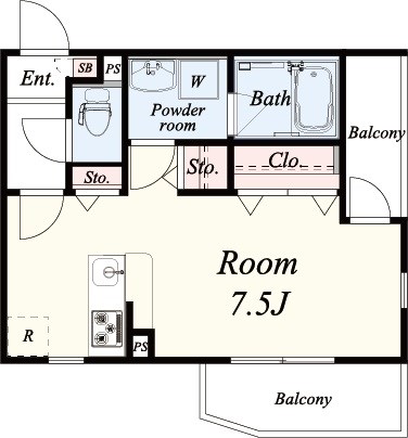 Blue grass（ブルーグラス） 間取り図