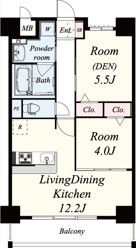 ヴィルヌーブエスケーエイチ 間取り図