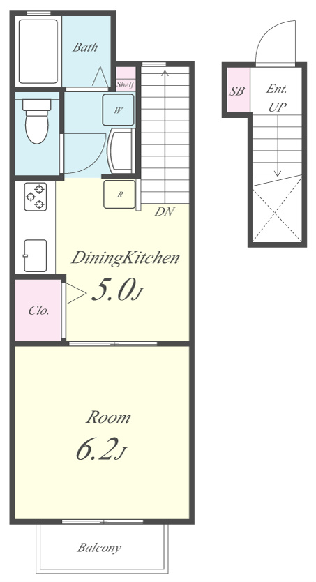 ﾍﾞﾙｼｬﾄｰ 間取り図