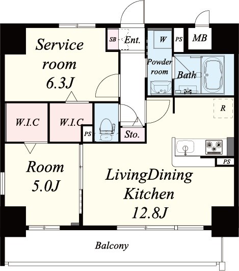 ハナミズキ福島 間取り図
