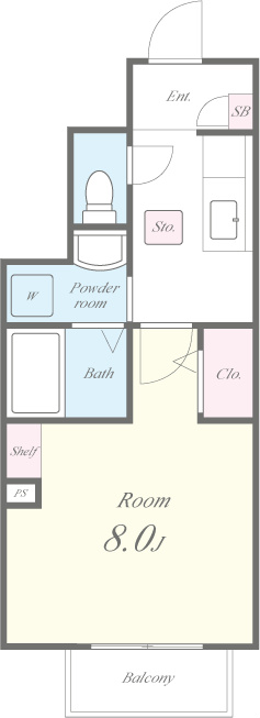 アンジュドミール 間取り図