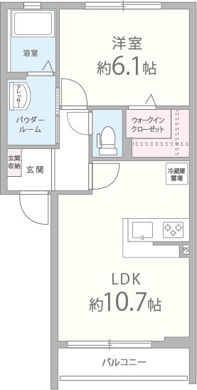 メゾン・クレール 105号室 間取り