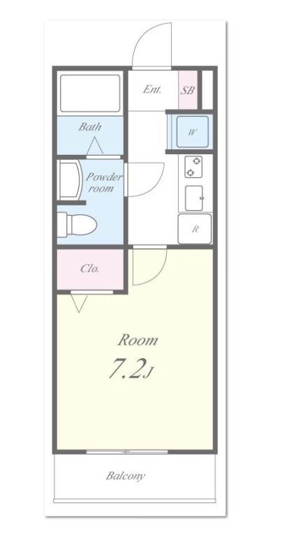 エスポアールA棟 間取り図