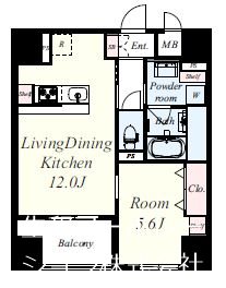 MBC RESIDENCE 間取り図