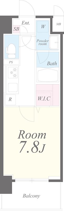 ブランドール川治 間取り図