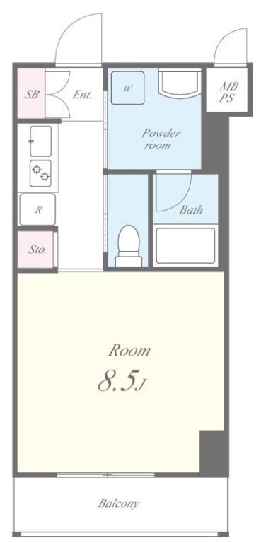 城北テラス 間取り図