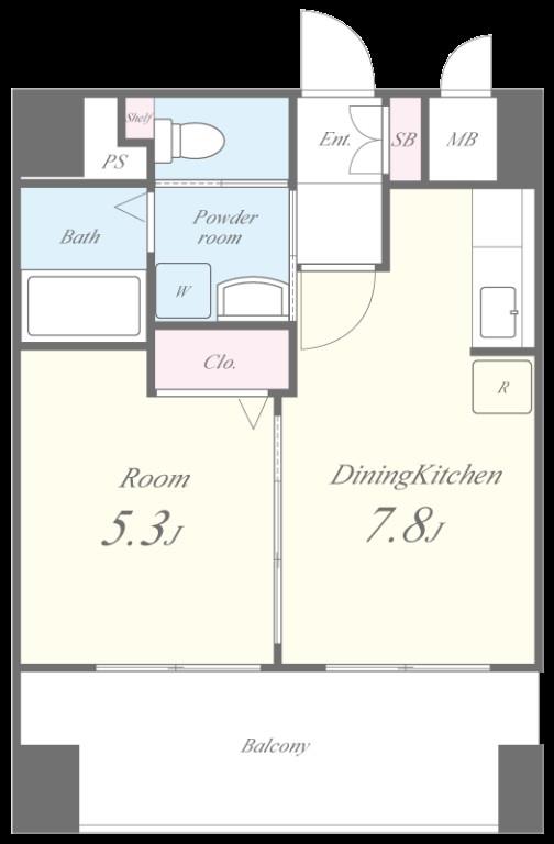 プロニティ天神通 間取り図