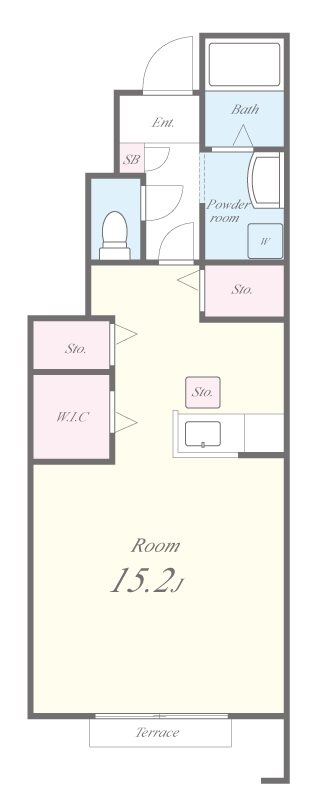 カーサヴェルデ 間取り図