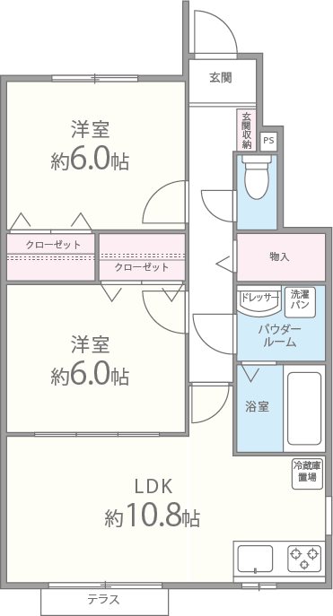 Jade F.A. 間取り図