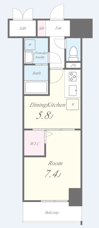 グランパークタワー 間取り図