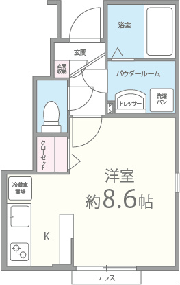メゾン悠 101号室 間取り