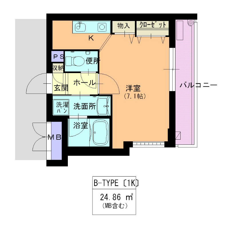 アクアキャニオンHARA 間取り図