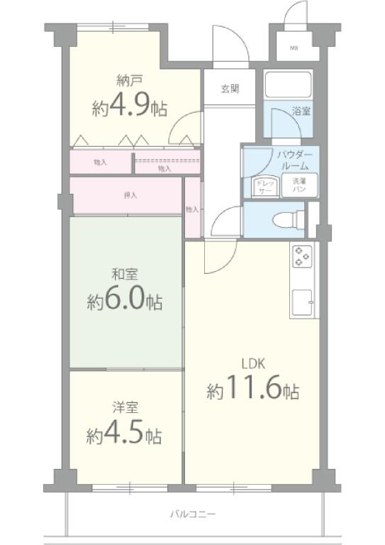 コンコードトキワ 間取り図