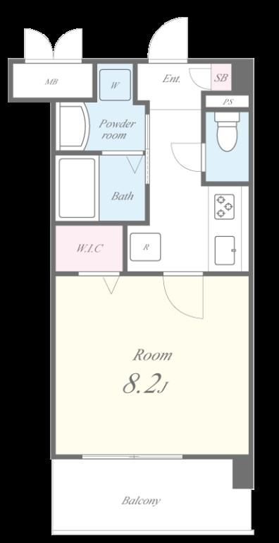 コンドミニオ けやき 間取り図