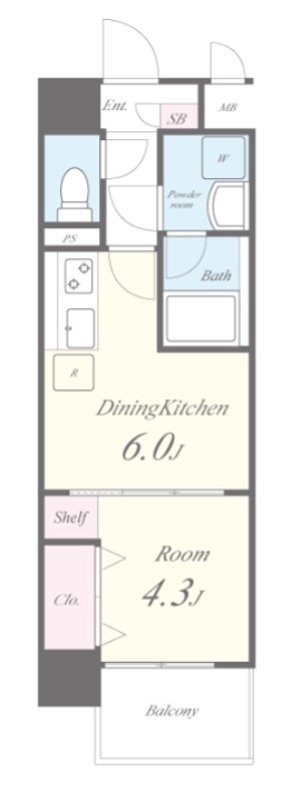 グランパシフィックPINE Luxe 間取り図