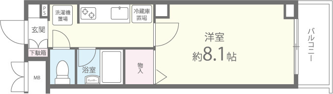 エリカⅡ 間取り図
