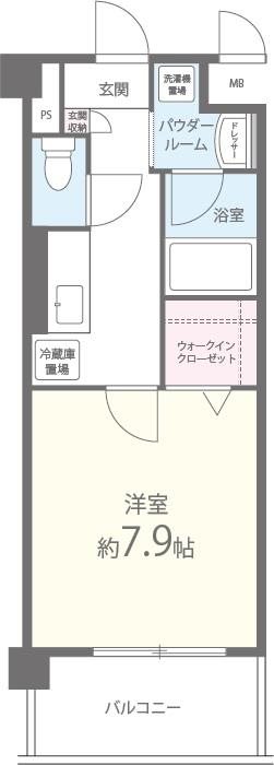 ブルームメゾン南草津 間取り図