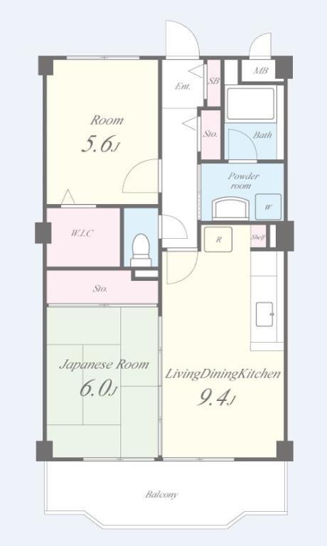 ミレニアムヴィラ 間取り図
