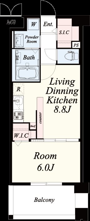 エルヴィータ 間取り図