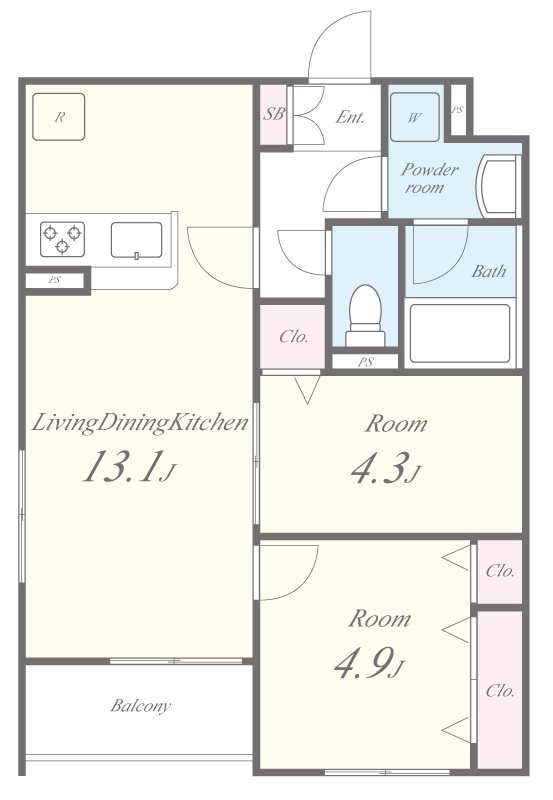 グランデール リーリエ 間取り図