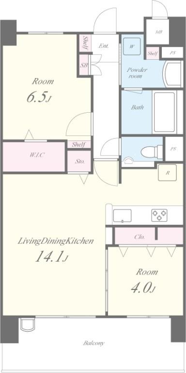 ポラリス松ヶ枝 間取り図