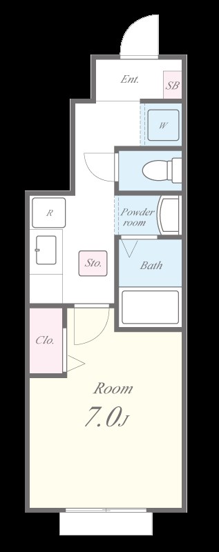 ツインリーフ 間取り図
