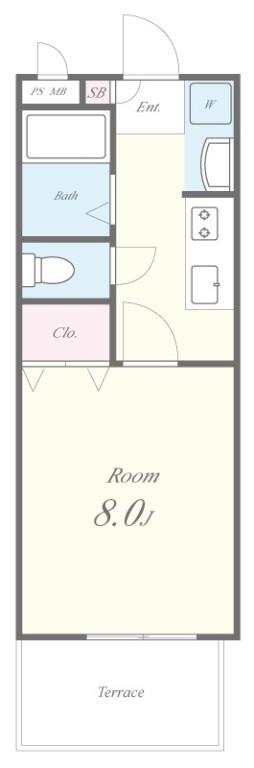 リバーサイド安藤 間取り図