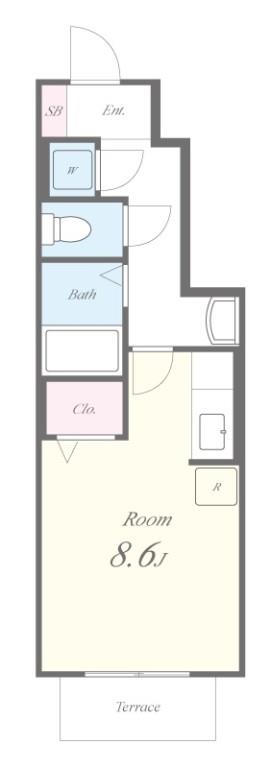 アジロガーデン 間取り図